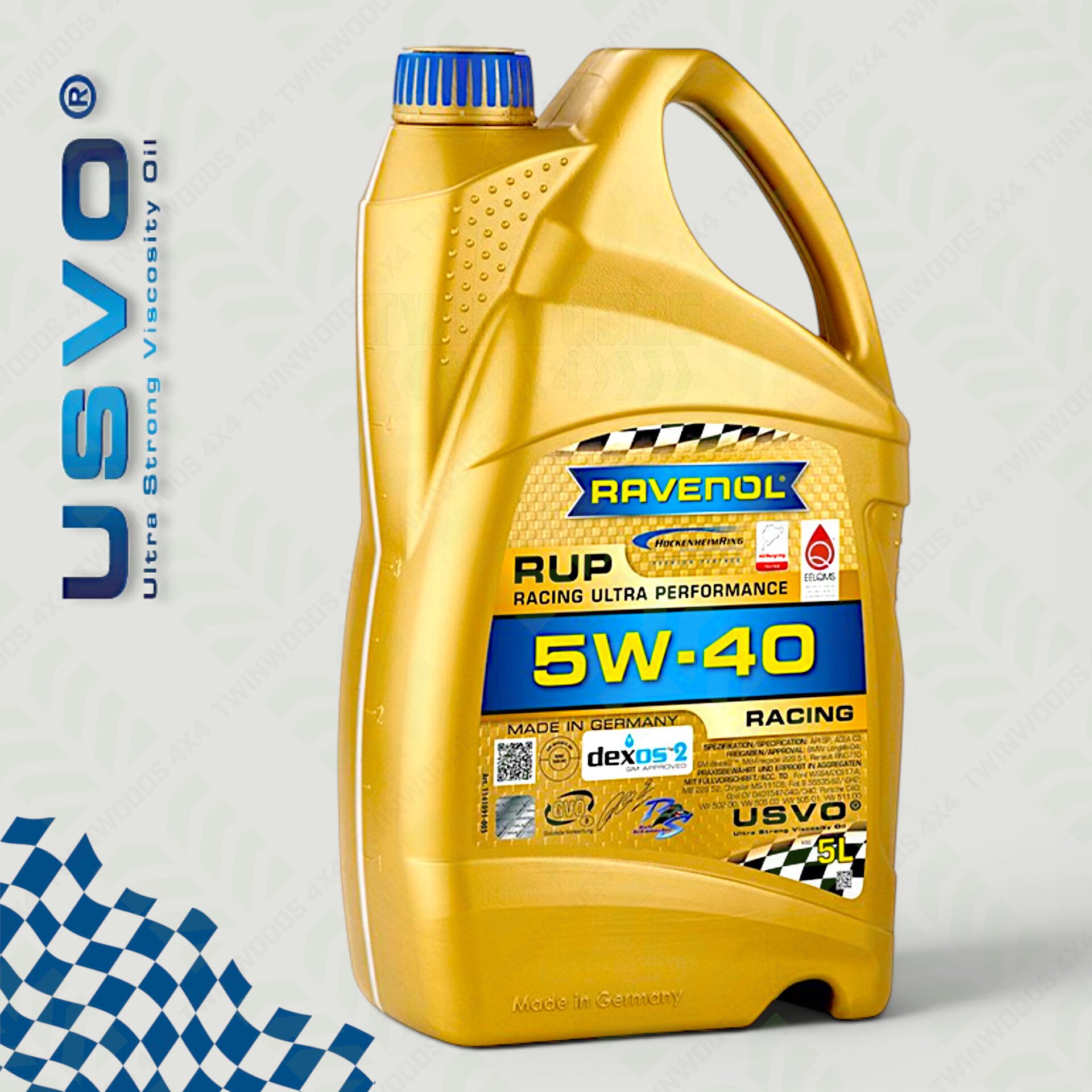 1141091-005 Ravenol RUP 5W-40 racing engine oil 5L highly tuned TD5 1141091-005 Ravenol RUP 5W-40 racing engine oil 5L highly tuned TD5
