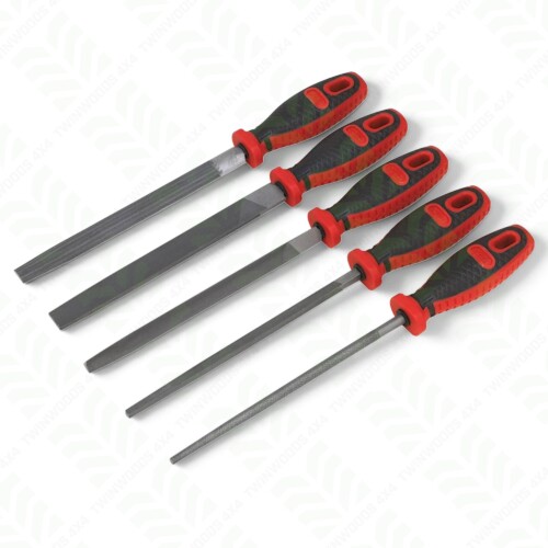 200mm smooth cut engineer's file set 5 piece
