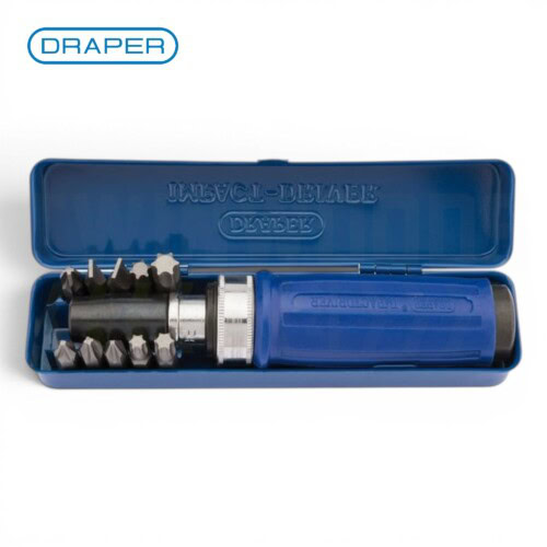 22322 Draper Expert impact screwdriver set 12 piece 1/2 drive