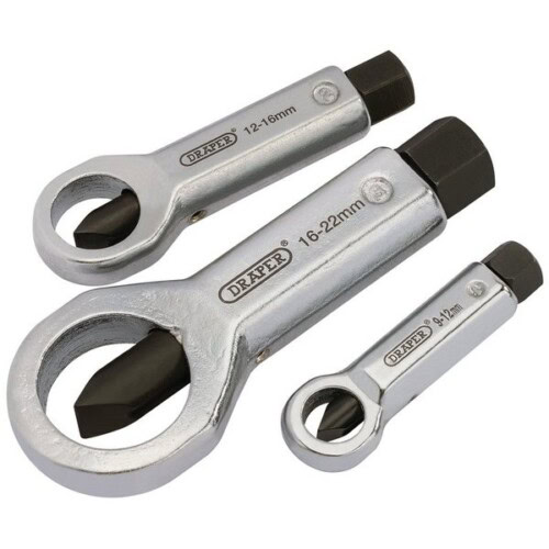 Nut Splitter Set 9-22mm 3 piece