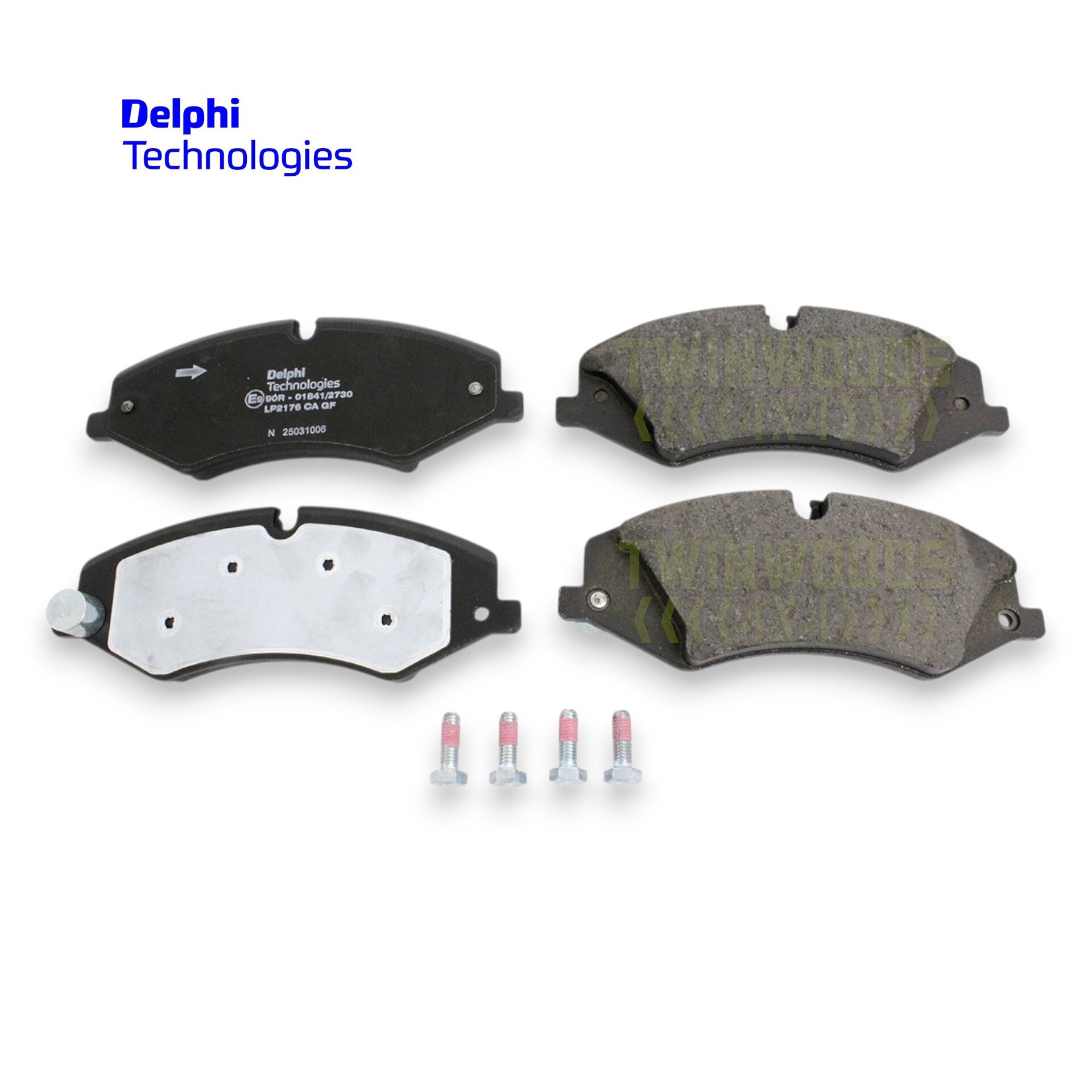 614123463G Discovery 4 front brake pads Delphi 360mm brakes 614123463G Discovery 4 front brake pads Delphi 360mm brakes