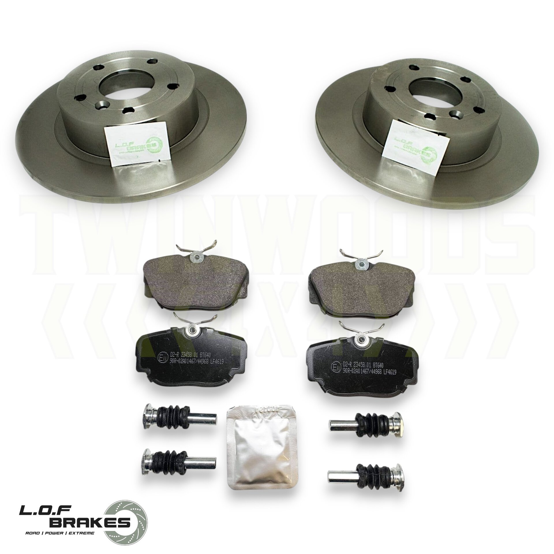 D2-R-ROAD Discovery 2 rear brake upgrade kit LOF ROADspec D2-R-ROAD Discovery 2 rear brake upgrade kit LOF ROADspec