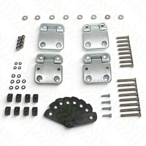 DA1070SS Defender Series 3 front door hinge kit stainless fixings