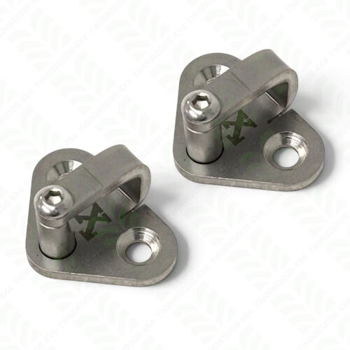 DA6493 Defender X-Trouser door strikers X-Eng stainless pair