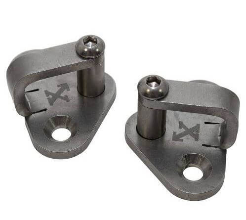 X-Eng X-Trouser door striker pair for Land Rover Defender