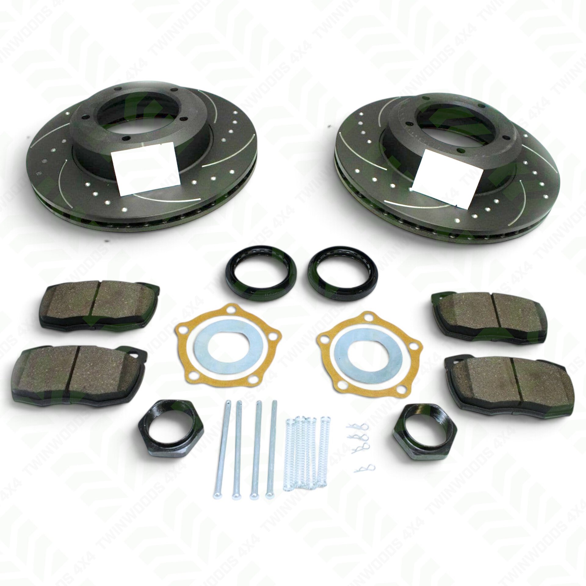Defender 90 110 130 POWERspec vented front brake kit 1994–2016