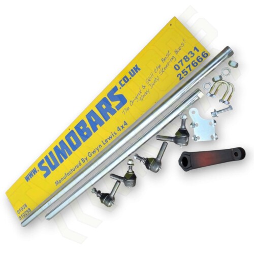 Defender drop arm conversion kit SUMOBARS EN8 steel Delphi track rod ends