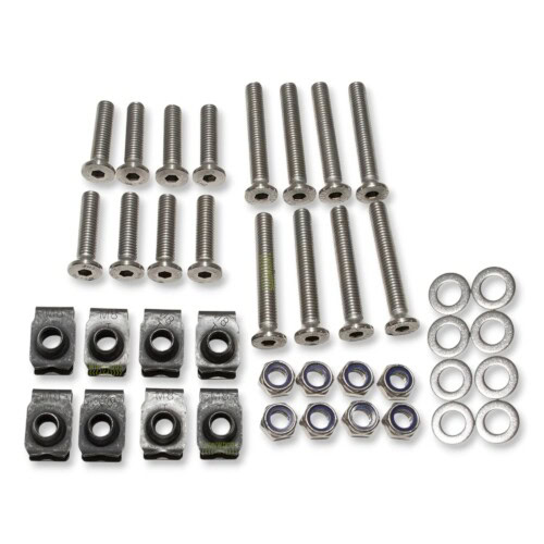 Defender Front Door Hinge Fixing Kit - Stainless Steel