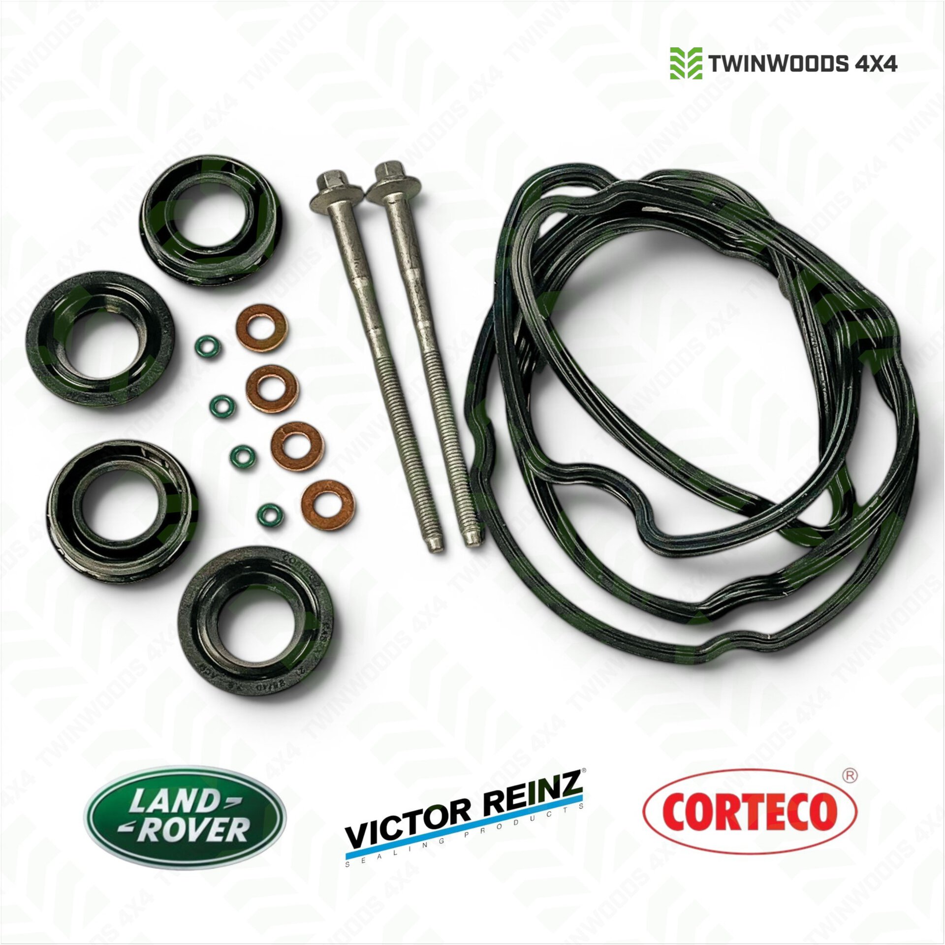 Defender Puma 2.4 TDCI injector seal and cam cover gasket kit Defender Puma 2.4 TDCI injector seal and cam cover gasket kit