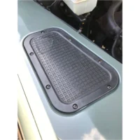 Defender Wingtop Bonnet Release Cable Guard