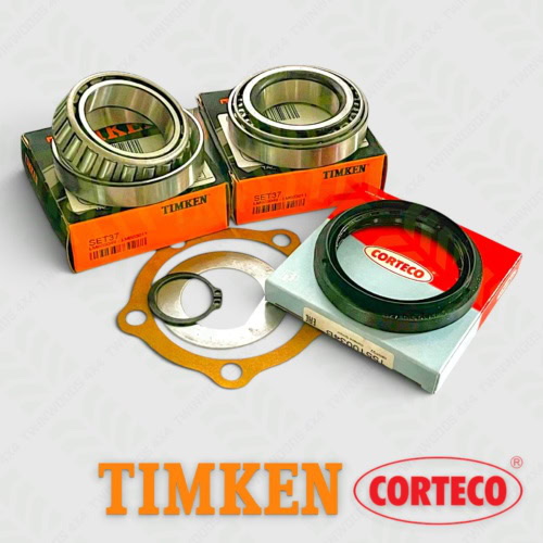 Defender wheel bearing kit with genuine TIMKEN® bearings and Corteco hub seal from VIN LA930456