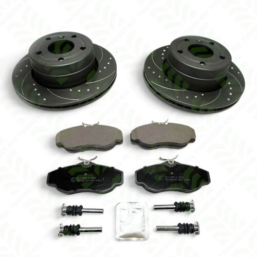 Discovery 2 POWERspec front brake kit with discs and pads