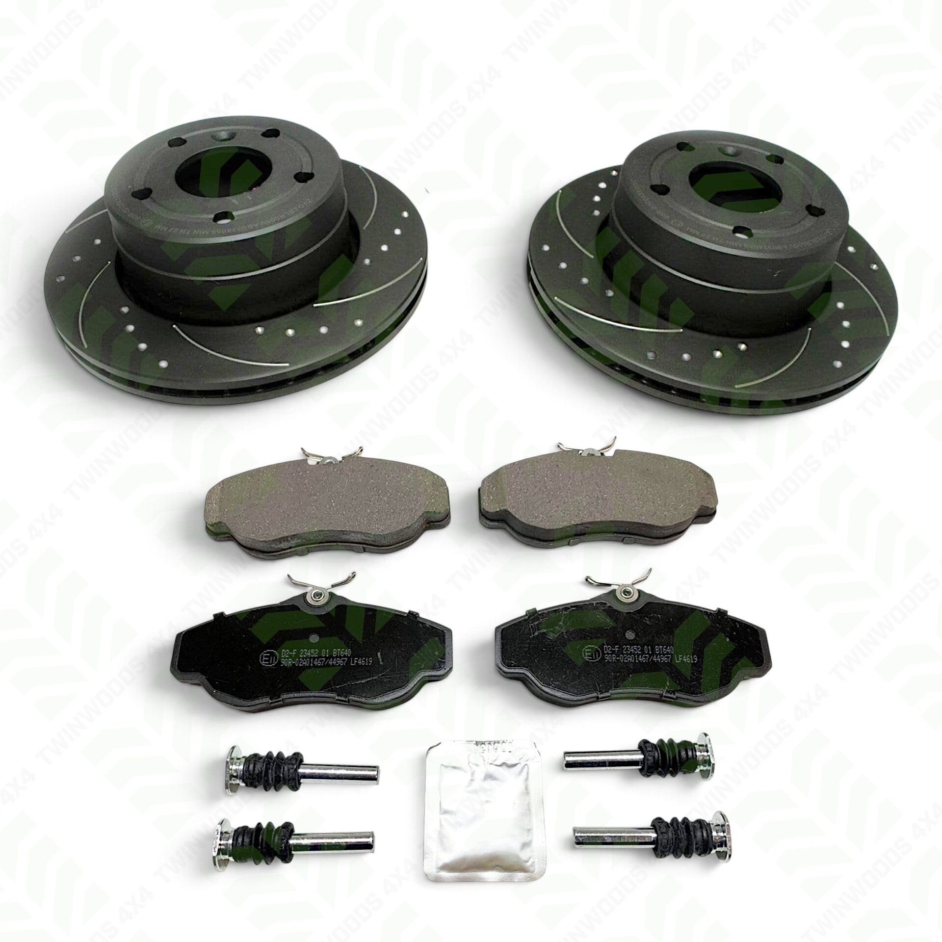 Discovery 2 POWERspec front brake kit with discs and pads