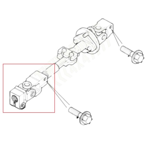 QLE500010 D2 Discovery 2 Steering Column Universal Joint UJ Kit