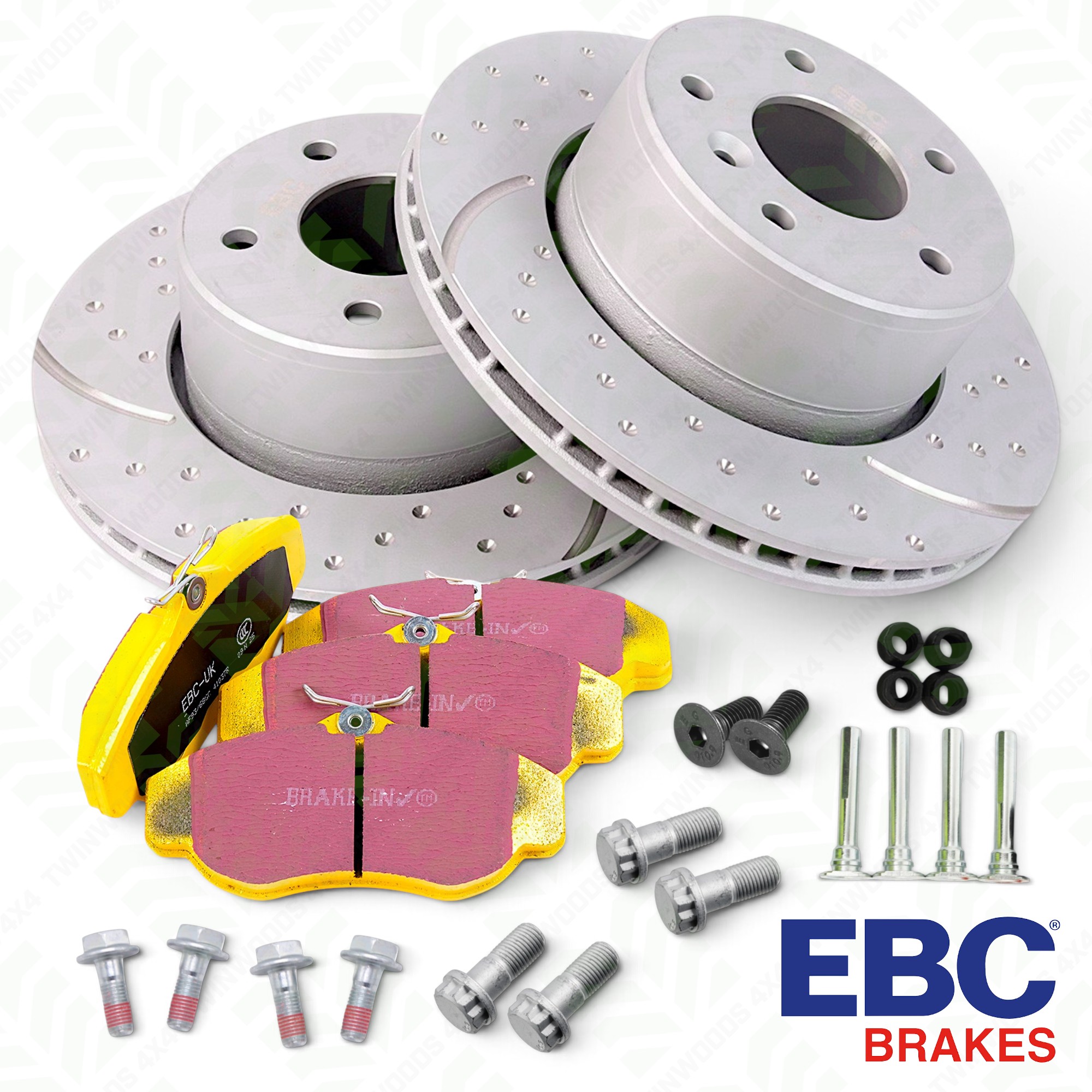 Discovery 2 front EBC brake upgrade kit GD994 Yellowstuff DP41037R Discovery 2 front EBC brake upgrade kit GD994 Yellowstuff DP41037R