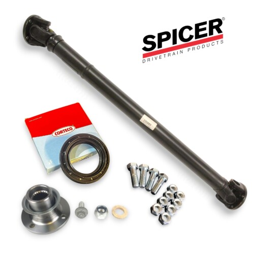 Discovery 2 rear propshaft conversion kit with propshaft, 4-bolt flange kit, seal and fixings