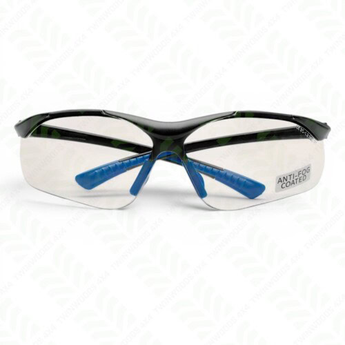 Draper clear anti-mist all-weather safety glasses for Land Rover workshop use