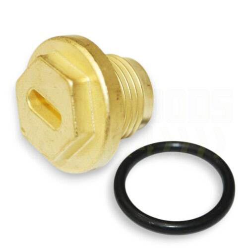 ERR4686B Discovery 2 differential brass filler plug with O-ring