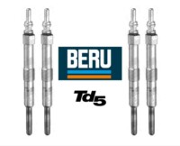 Beru Td5 Glow Plugs Set of 4 ERR6066G for Land Rover Defender and Discovery Td5 GN985