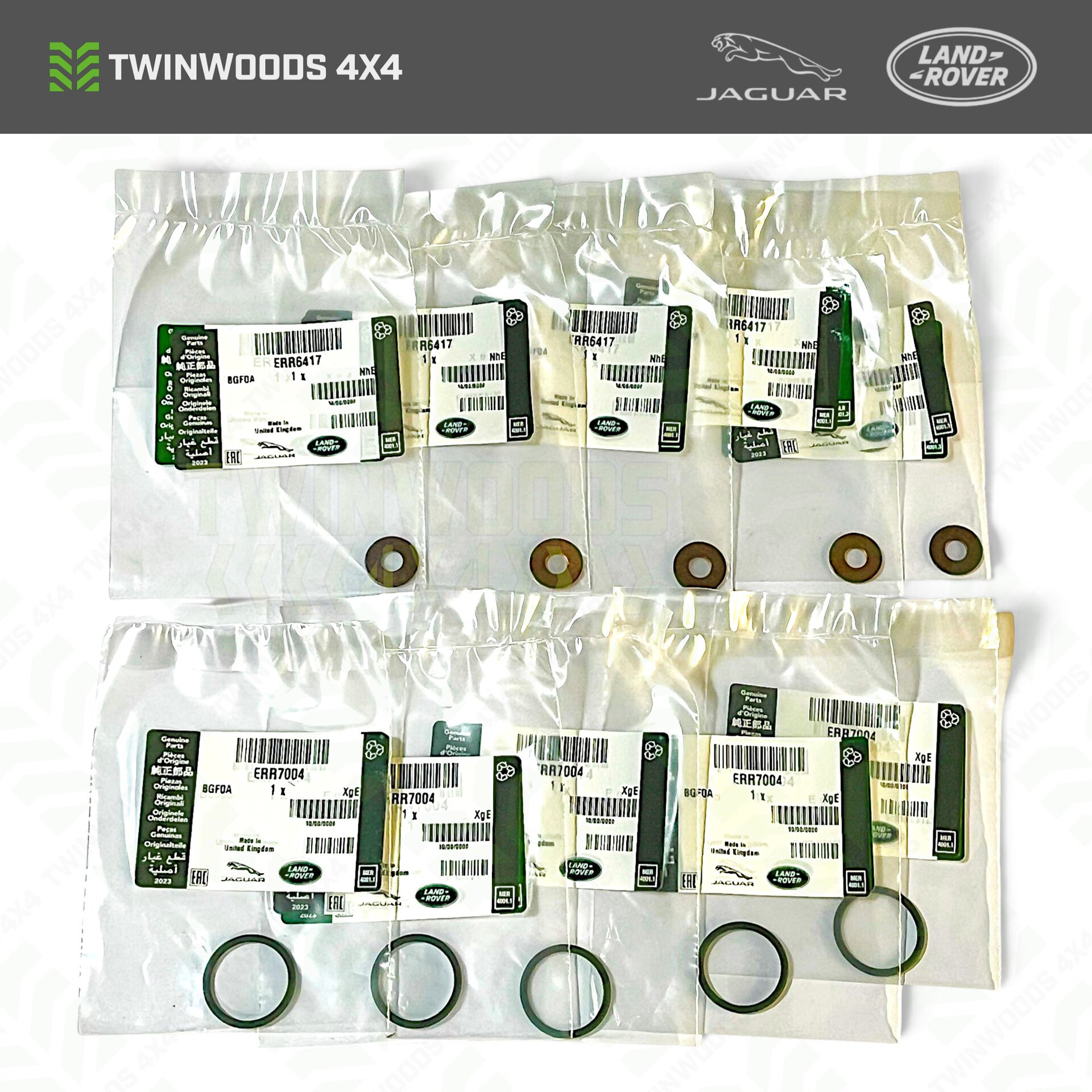 Genuine Land Rover TD5 injector seal kit ERR6417 ERR7004 Genuine Land Rover TD5 injector seal kit ERR6417 ERR7004