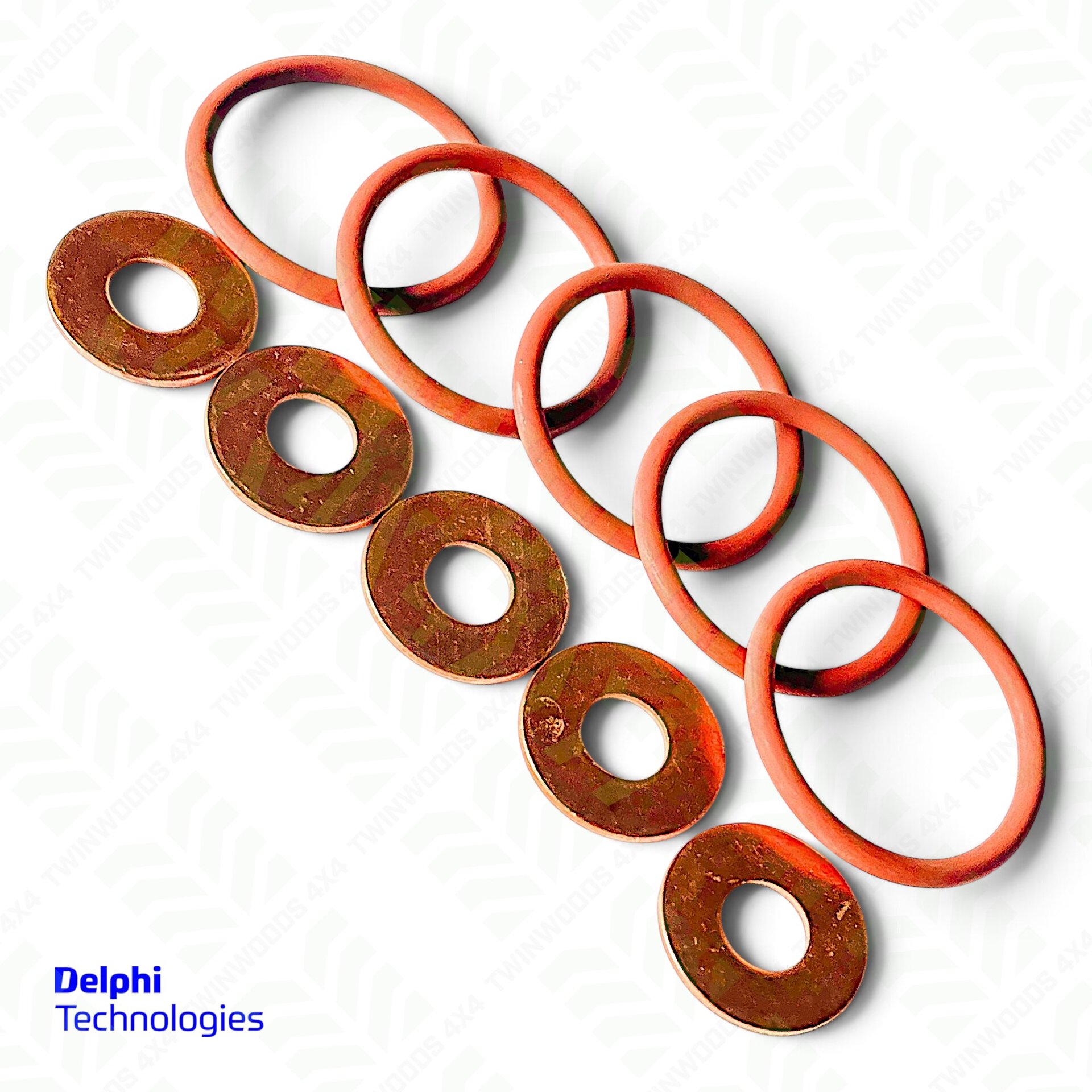 ERR6417G ERR7004G Defender Discovery 2 TD5 injector seal kit Delphi O-rings ERR6417G ERR7004G Defender Discovery 2 TD5 injector seal kit Delphi O-rings