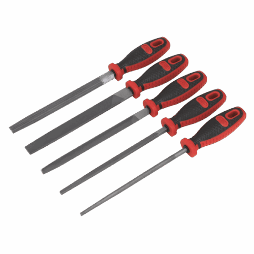 Engineers Smooth Cut File Set 5pc - 200mm AK586