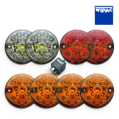 GL1192 Defender 73mm LED light kit Wipac coloured