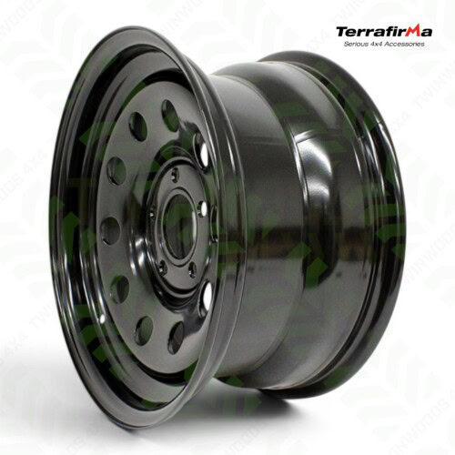 GRW012 Discovery 2 Range Rover P38 8x16 black modular steel wheel Terrafirma