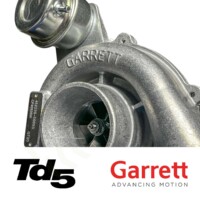 Genuine Garrett Td5 turbocharger LR017315 / PMF000040 – front close up view