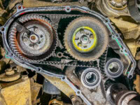 Dayco 300TDI Timing Belt Kit fitted to a Defender 90 by Twinwoods 4x4