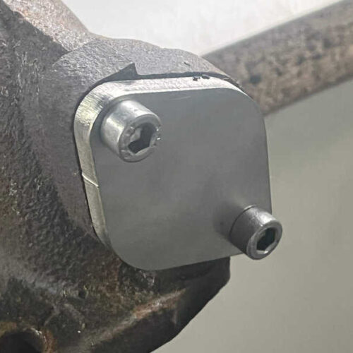 Td5 EGR blanking plate 5mm 304 stainless steel Defender Discovery 2