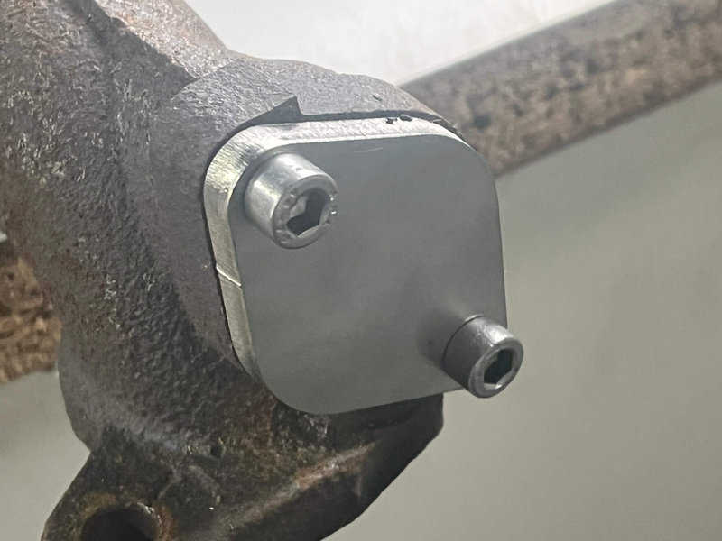 Td5 EGR blanking plate 5mm 304 stainless steel Defender Discovery 2 Td5 EGR blanking plate 5mm 304 stainless steel Defender Discovery 2