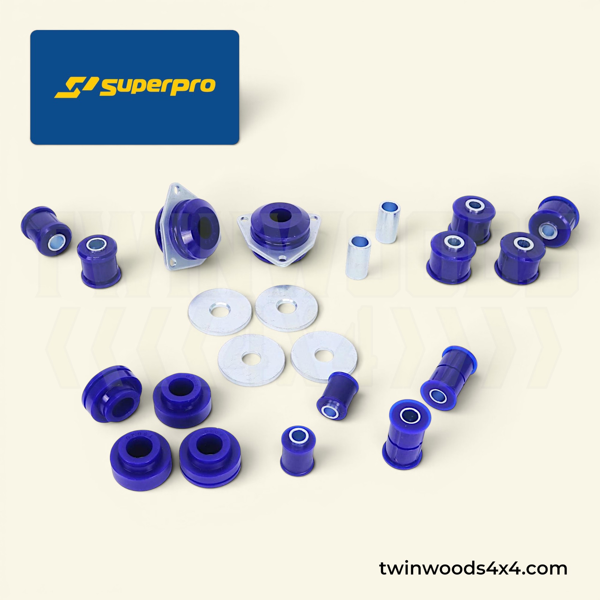 KIT043BK Defender 200Tdi and earlier suspension bush kit SuperPro polyurethane KIT043BK Defender 200Tdi and earlier suspension bush kit SuperPro polyurethane