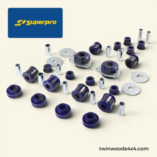 KIT043CK Defender late Td5 early Puma suspension bush kit SuperPro polyurethane