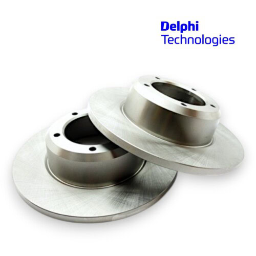 LR017951G Defender Discovery 1 Range Rover Classic front solid brake discs Delphi