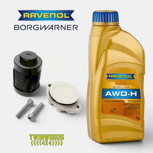 Freelander 2 Gen 4 Haldex service kit with LR032298G filter and Ravenol AWD-H