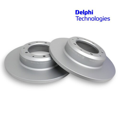 LR189509G Defender 110 130 rear solid brake discs Delphi