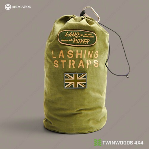 Land Rover Ripstop Bag Red Canoe olive cotton heritage bag front