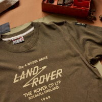 Land Rover Series I T-shirt olive Red Canoe DA5862
