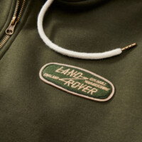 Red Canoe Land Rover Full Zip Hoody Bronze Green