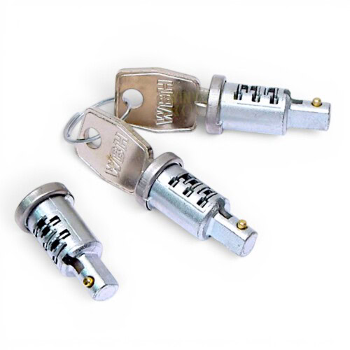 MTC6504 Defender lock barrel set 3 barrels 2 keys