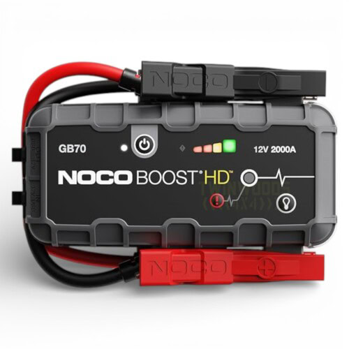 NOCO Boost GB70 2000A 12V lithium jump starter for Land Rover