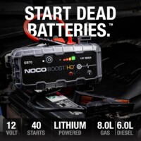 NOCO Boost GB70 2000A 12V lithium jump starter for Land Rover