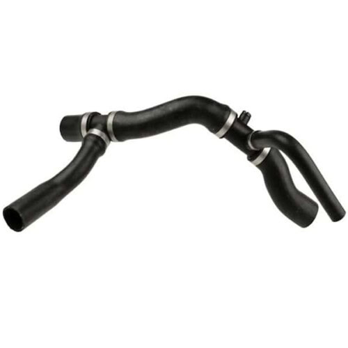 Replacement coolant top hose for Defender Td5 complete with bleed screw. PCH114600