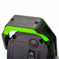 POWERHAND 700 lumen rechargeable Land Rover workshop flood light green - magnet closup