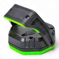 POWERHAND 700 lumen rechargeable Land Rover workshop flood light green - unfolded
