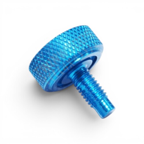 PYP10008BLUE Td5 alloy coolant bleed screw blue