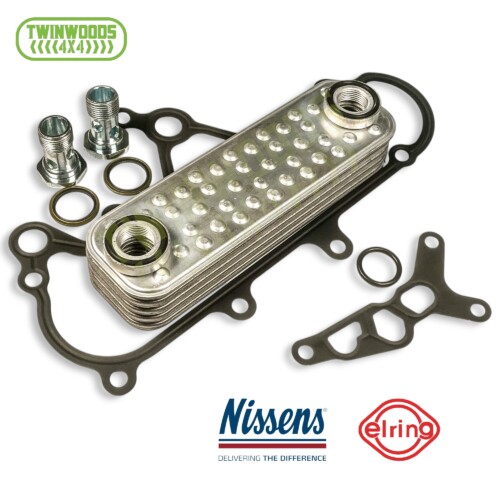 Premium Td5 oil cooler repair kit Nissens cooler Elring gasket Defender Discovery 2
