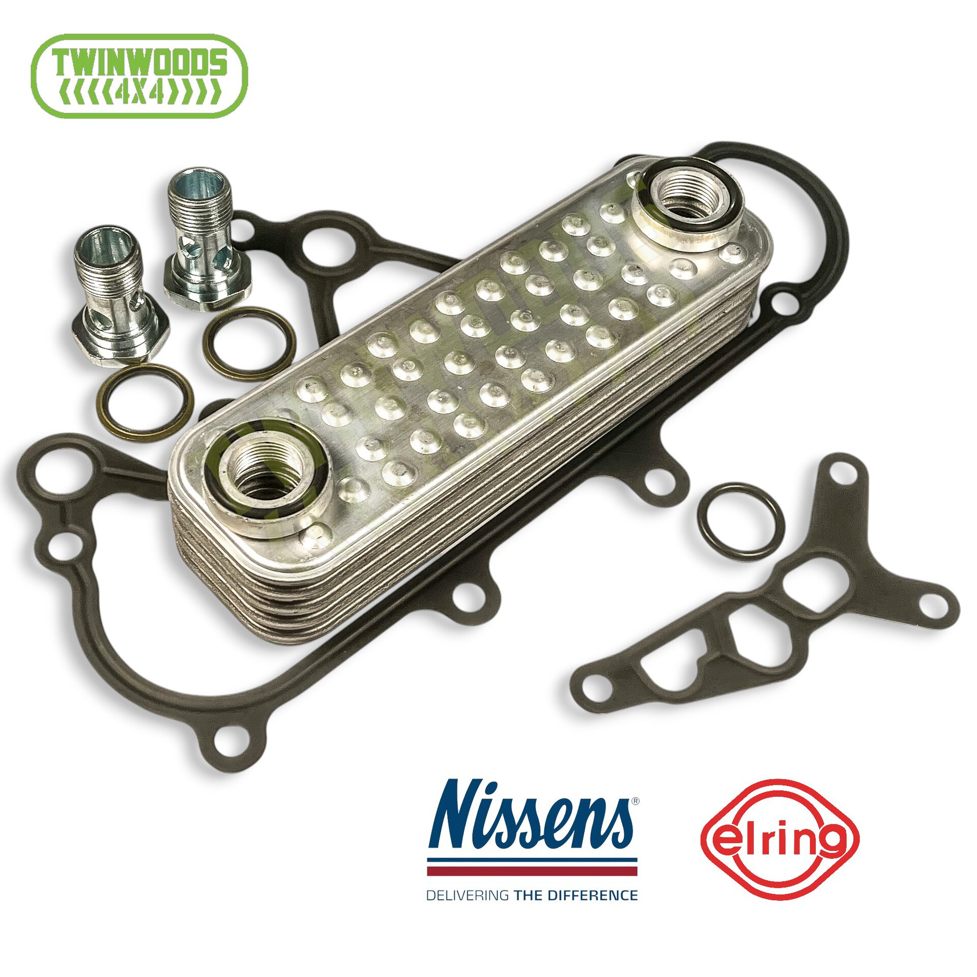 Premium Td5 oil cooler repair kit Nissens cooler Elring gasket Defender Discovery 2 Premium Td5 oil cooler repair kit Nissens cooler Elring gasket Defender Discovery 2