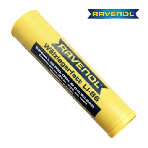 RAVENOL Bearing Grease LI 86 400g cartridge for Land Rover maintenance